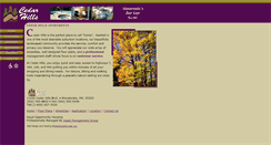 Desktop Screenshot of cedarhillsliving.com